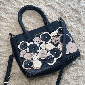 Liz Claiborne Crossbody w/ Flowers